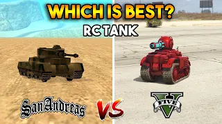 GTA 5 RC TANK VS GTA SAN ANDREAS RC TANK : WHICH IS BEST?