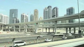 Dubai City View From Dubai Metro