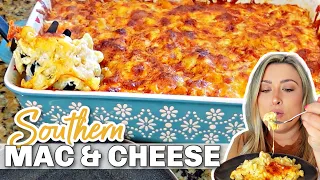 The BEST Baked Macaroni & Cheese Recipe | CREAMY SOUTHERN MAC & CHEESE