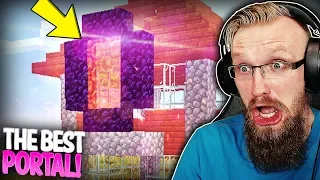 THE WEIRDEST PORTAL PLACEMENT in Minecraft! (DO NOT REPEAT)