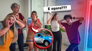 MARIANA E O PEDRO FORAM ENCURRALADOS PELA POLICIA E TIVERAM QUE FUGIR 😱😱😱