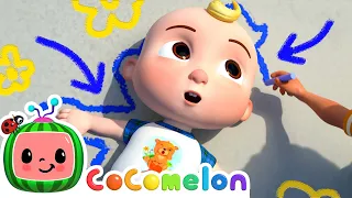 Heads, Shoulders, Knees and Toes with Nina! | CoComelon Kids Songs & Nursery Rhymes