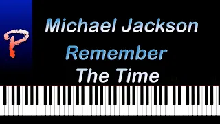 Michael Jackson - Remember The Time Piano Tutorial