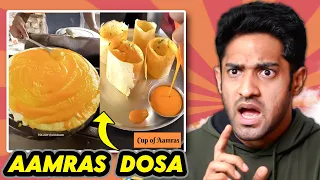 Worst Indian Street Foods! (AAMRAS DOSA! #19