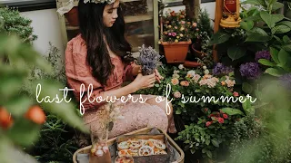 #13 Last Flowers Of Summer | Edible Flowers Shortbread Cookies | Drying Flowers