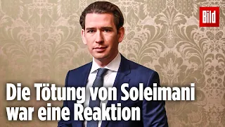 Darf man sich über den Tod eines Terroristen freuen, Bundeskanzler Kurz?