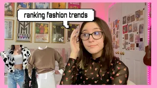 ranking fashion trends (tier list)