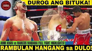 🥊DUROG ang BITUKA! NAMILIPIT sa LAKAS ng TAMA! AMIR KHAN vs CHINO MAIDANA FULL FIGHT HIGHLIGHTS!