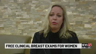 Free clinical breast exams for women on Nov. 5