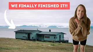 Our biggest CABIN PROJECT this year | Does this mean our SVALBARD cabin is officially FINISHED?