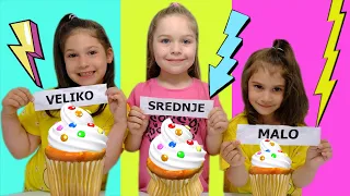 Veliko, Srednje, Malo CHALLENGE! *sa pobednicama konkursa Postani Zvezda Uz Arija Kids!