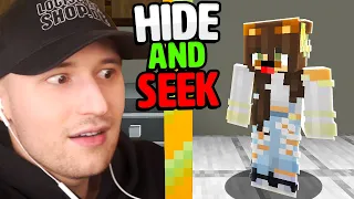 Minecraft Hide and Seek in Michelle's Trampolinhalle!