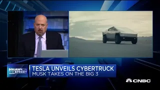 Jim Cramer: Tesla's Cybertruck looks like a 'bit of a bust'