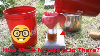 Home Made Fertilizer Potency Test (making Potassium Nitrate from Scratch Part III)