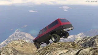 Grand Theft Auto 5 - Driving More Cars Off Mt Chiliad (GTA 5)