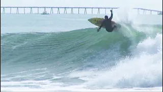 Allen Sarlo surfing perfect Rincon