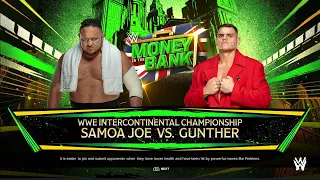 "🔥 WWE 2K24 FULL MATCH —  Samoa Joe vs Gunther —  WWE IC Title Match!"