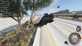 What a car crash looks like at 400 mph in BeamNG.Drive