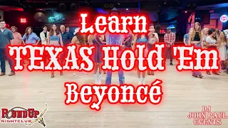 TEXAS HOLD 'EM by Beyoncé - Dance Lesson by DJ JohnPaul at Round Up