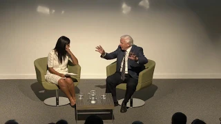 Sir David Attenborough in conversation with Liz Bonnin.