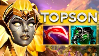 Топсон на мид Dawnbreaker, зрелищная игра! - Topson DOTA 2