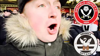 SCREAMER SLAYS THE SWANS - SHEFFIELD UNITED V SWANSEA CITY MATCHDAY VLOG