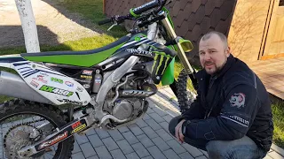 KAWASAKI KX 450 Fi apžvalga (MOTO GURIS)