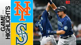 New York Mets vs Seattle Mariners FULL HIGHLIGHTS [TODAY] |  September 02, 2023 | MLB 2023