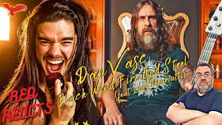 Red Reacts To Dan Vasc | Black Wind Fire And Steel feat LUIS MARIUTTI (Manowar Cover)