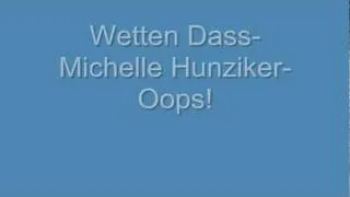 Wetten Dass-Michelle Hunziker-Oops!