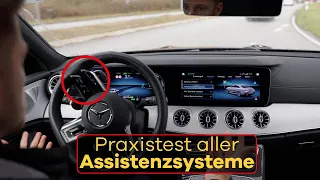 Mercedes Assistenzsysteme im Fahrtest: Distronic, Tempomat, Speedlimiter, Lenk- & Spurhalteassistent