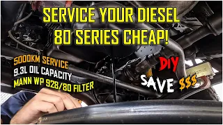 DIY: Toyota Landcruiser 80 Series // 1HZ | 1HD Diesel Oil & Filter Service