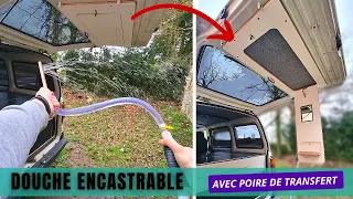 15€ pour FABRIQUER la DOUCHE de mon VAN AMÉNAGÉ ?! OK ! (simple et sans électricité) (ep 16)