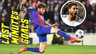 The Most DRAMATIC Last-Minute Goals in Football ● UPDATED 2017