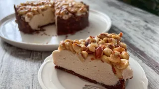 GORGEOUS SNICKERS CAKE WITHOUT BAKING SNICKERS CHEESECAKE WITHOUT Baking