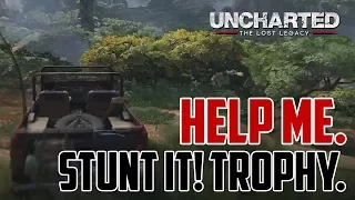 Uncharted The Lost Legacy : Stunt It Hidden Trophy Guide (Chapter 4)
