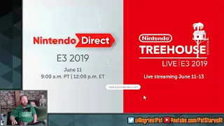 Pat Stares At Nintendo Direct 2019 E3