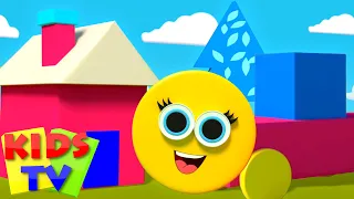 Build with Shapes | Learn Shapes | Kindergarten Learning Videos | Bob The Train Nursery Rhymes