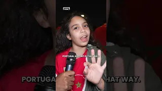 Moroccan girl: "POOR RONALDO!" (ORIGINAL) 🤐 #shorts