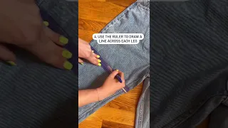 How to make the PERFECT jean shorts 👖✂️