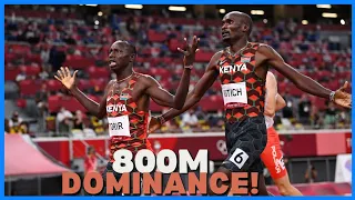 INCREDIBLE FINISH In 800M Men's DOMINANCE!13th All African  Accra Games 2024 Trials
