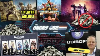 AJS News- Babylons Fall's ONE Player, Genshin EARNINGS, Outriders Profits?, Ubisoft Buyout, WWE RPG?