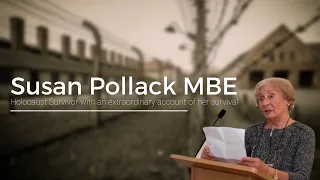 Susan Pollack MBE | Holocaust Survivor with an extraordinary account of her survival 🙏