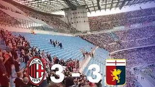 CURVA SUD MILANO ABBANDONA SAN SIRO MILAN 3 - 3 GENOA