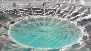 Waterfall from Above - Marina Bay Sands