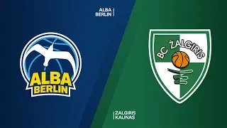 ALBA Berlin - Zalgiris Kaunas Highlights |  Turkish Airlines EuroLeague, RS Round 11