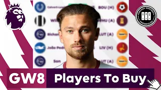 Best FPL Transfers / Gameweek 8 / Players to Buy / Fantasy Premier League 2023/24 Tips