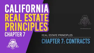 California Real Estate Principles Chapter 7