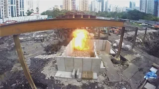 WWII bomb disposal in Jiak Kim Street