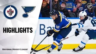 NHL Highlights | Jets @ Blues 12/29/19